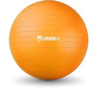 URBNFit Ballon d'exercice - Balles d'équilibre (exercice de ballon) yoga, pilates, fitness, stabilité, entraînement, équipement de fitness à domicile - Chaise suisse anti-éclatement avec pompe (65 cm,