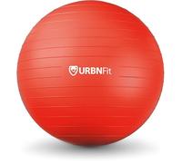 URBNFit Ballon d'exercice - Balles d'équilibre (exercice de ballon) yoga, pilates, fitness, stabilité, entraînement, équipement de fitness à domicile - Chaise suisse anti-éclatement avec pompe (65 cm,