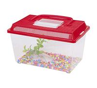 URBNLIVING Kit de démarrage en plastique pour aquarium Rouge