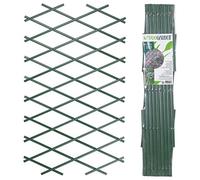 URBNLIVING Lot de 1 clôture murale extensible pliable en plastique vert