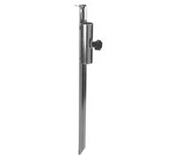 URBNLIVING Piquet de sol robuste à visser de 50 cm pour parasol, parapluie et séchoir rotatif en métal solide avec base rotative - Ancrage extérieur sécurisé pour poteaux, accessoires de jardin et
