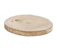 URBNLIVING Tranche de bois naturel rustique de 30 cm ronde avec écorce, plaque décorative pour centres de table, mariages, décoration d'intérieur, présentations saisonnières - Simple