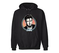 URBREW Rick Astley Idea for Guys for Home Or Gym Mens Sweatshirts Black Unisex Mens Pullover Hoodies L