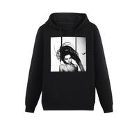 URBREW Rid of Me PJ Harvey Mens Sweatshirts Black Unisex Mens Pullover Hoodies XXL