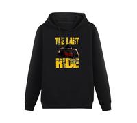 URBREW Rip Sidhu Moosewala The Last Ride Mens Sweatshirts Black Unisex Mens Pullover Hoodies XXL