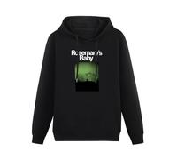 URBREW Rosemary'S Baby 1970'S Movie Film Horror Retro Vintage Mens Sweatshirts Black Unisex Mens Pullover Hoodies L