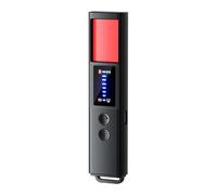 URBZUE Détecteur Micro Espion 6 en 1, Détecteur de Caméra Cachée avec Scanner RF, Détecteur GPS, Caméra Infrarouge, Détection Magnétique, Lampe Torche et Alarme Vibrante pour Hôtel, Maison, Bureau
