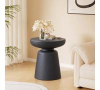 URCheers Table d'appoint ronde moderne, table de salon Ø 40 cm, hauteur 44 cm, pas de montage nécessaire, table basse moderne, table de chevet pour salon, chambre à coucher, terrasse
