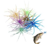 Urchin Baits 6 Pieces Floating Flexible Artificial Ralistic Tackle | Fishing Lure Kit for Camping Casting River Lake Shalow Stream Seawater Outddor