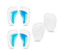 UrChoice Lot de 3 paires de semelles en gel de silicone avec coussinets métatarsiens pour soulager les douleurs au pied, les pieds plats, le port des chaussures à talons hauts et la fasciite plantaire
