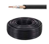 Urcianow Câble Coaxial RG58 30M d'Extension Antenne WLAN Flexible à Faible Perte pour Routeur Radio et Antenne