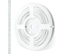urcianow câble électrique 2x0,2mm 2 broches 15,24M fil électrique blanc 1,8mmx3,2mm courant 3A UL2468 24awg étanchéité IP65 for bande lumineuse LED