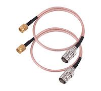 urcianow Pigtail Câble Coaxial RG316 Rallonge Antenne 30cm SMA Mâle à BNC Femelle Câble RG316 SMA BNC Mâle à Femelle Antenne WiFi à Faible Perte 2pcs pour Antenne GPS SDR FPV Radio