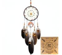 Urdeoms Tree of Life Dream Catchers for Girls Boho Dream Catcher Wall Decor for Bedroom Adult Crystal Red Agate Healing Stone Hanging Ornament Decorat