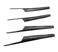 ure panneau Console centrale Bouton Comman Couvercle Panneau Poignée En Fiber Carbone ABS Pour Pour Q5 FY 2018 - 2022 Style Voiture Porte Intérieure Lève-vitre(ABS Carbon Fiber2)