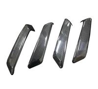 ure panneau Console centrale Bouton Comman Couvercle Panneau Poignée En Fiber Carbone ABS Pour Pour Q5 FY 2018 - 2022 Style Voiture Porte Intérieure Lève-vitre(ABS Carbon Fiber)