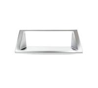 ure panneau Console centrale Pour BMW Pour X5 Pour X6 E70 E71 2007-2013 Panneau Tableau Bord Intérieur Voiture Cadre D'écran Navigation Décoration Couverture(Argent)