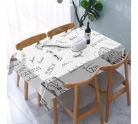 UREJD Nappe en Toile cirée rectangulaire 152x228 cm,l'art du Graffiti Romain, Une Compilation Artistique de peintures à thème Romain,Nappe en Toile cirée Anti-Taches et imperméable,Polyester Imprimé