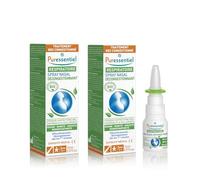 uressentiel - Spray Nasal Décongestionnant aux Huiles Essentielles Propolis et Echinacée Bio - Pour nez bouché, irrité et qui coule - Rhume - Eau de mer - Lot de 2 x 15ml