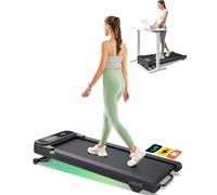 UREVO Tapis de Course Inclinaison Automatique à 9%,Tapis de Marche Inclinable À SmartAPP, Walking Pad Silencieux avec Musique Alimentés par IA, Programmes HIIT Synchronisés avec Parcours Pittoresque