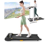 UREVO Tapis de Marche avec SmartAPP, Compact et Silencieux, Walking Pad 1-6KM, Tapis de Roulant Électrique avec Télécommande Petit Tapis-Marche pour Maison et Bureau