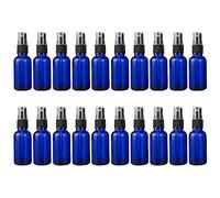 URFEDA 20pcs Flacon Vaporisateur Verre Vide 15ml Anti-UV Bouteille de Pulvérisation de Brouillard Fin, Flacon de Remplissage Cosmétique pour les Huiles essentielles, les Parfums, Agent de Fixation