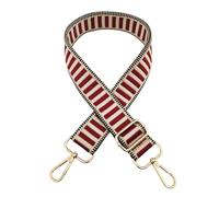 URFEDA Bandoulière Sac Réglable 72-130cm, Sangle Sac Bandouliere, Bandoulière Larges à Rayures 3.8cm, Sangle Bandoulière de Rechange Réglable pour Appareil Photo, Sacs à Main, Type 11