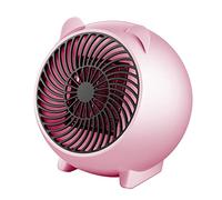 URFEDA Chauffage Soufflant PTC, Chauffage Électrique en Céramique, Radiateur Soufflant Silencieux, 500W Radiateur Electrique, Chauffage Economie D'énergie, Portable Mini Petit Chauffage de Bureau