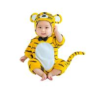 URFEDA Costume de séance photo pour bébé - Accessoires de photographie de dessin animé - Combinaison de tigre avec chapeau - Grenouillère pour bébé - Vêtements pour bébé - Accessoires de photographie