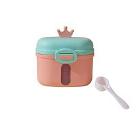 URFEDA Distributeur de lait en poudre, distributeur de formule avec spatule, formule de stockage portable, conteneur de lait en poudre pour voyage, pas de déversement, distributeur de lait pour bébé