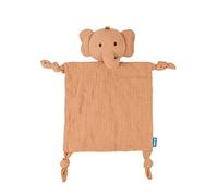 URFEDA Doudou Éléphant Bébé Jouet de Dentition pour Bébé Doux Et Respirable Animal Mignon Couverture Sensorielle Mouchoir en Coton Doudou Poupées Bavoir Serviette Apaisante Jouet de Dentition