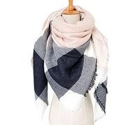 URFEDA Écharpe d'hiver pour femme - Plaid tartan à carreaux - Grande taille - XXL - Emballage à carreaux - Oversize - En cachemire - Longue et douce