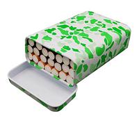 URFEDA Étui à Cigarettes en Métal Rectangle Porte-boîte de Protection pour Cigares avec Fermeture à Rabat Camouflage Classique Boîte à Cigarettes Fit 20 Cigarettes pour Homme Femmes