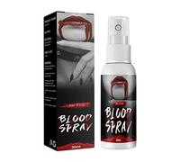 URFEDA Faux sang en spray 30 ml - Rouge - Pour sang de vampire, faux sang pour effets spéciaux, accessoires de maquillage d'horreur pour carnaval, Halloween, déguisement, maquillage