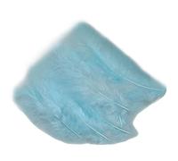 URFEDA Lot de 200 plumes douces de pintade - Plumes naturelles - Pour attrape-rêves, costumes, chapeaux, masques, mode décoration de la maison, plumes pour fête, Halloween, carnaval - 10 à 15 cm