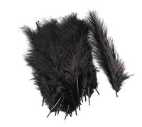 URFEDA Lot de 200 plumes douces de pintade - Plumes naturelles - Pour attrape-rêves, costumes, chapeaux, masques, mode décoration de la maison, plumes pour fête, Halloween, carnaval - 10 à 15 cm
