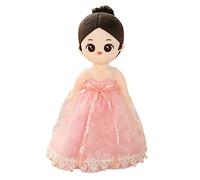 URFEDA Peluche de princesse - Figurine mignonne en peluche - Poupée remplie de fée - Avec vêtements et cheveux - Adorable et douce - Conte de fées - Cadeau pour enfant - Pour fille