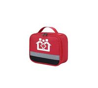 URFEDA Sac De Premiers Secours Vide Rouge, Trousse De Premier Secours Voyage, Pochette Pharmacie Sac à Main, éTanche Sac De MéDecine Portable pour Le Camping, La RandonnéE Et La ExtéRieur,
