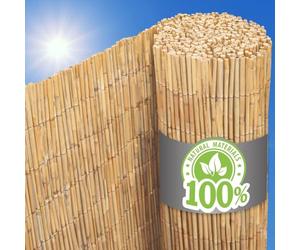 urfence Brise Vue Jardin 80x300 Canisse Roseau Opaque - Clôture Balcon Terrasse Pergola Carport - Pare Soleil Coupe Vent - Barriere Exterieur Protection Intimité Paravent Occultant Naturel Résistant