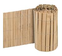 UrFence Clôture de Jardin Bambou 300x40 cm - Bordure Flexible pour Parterre & Pelouse - Séparation Naturelle pour Terrasse
