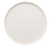 URGDWEKJY Assiettes à steak rondes simples en céramique de 25,4 cm, grande assiette alimentaire occidentale, assiette à soupe multifonctionnelle, assiette à pâtes (B)