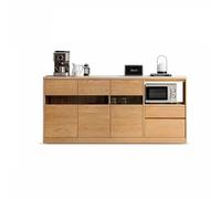 URGDWEKJY Buffet en bois massif en ardoise - Buffet nordique pour salle à manger - Armoire de rangement pour la maison, le thé, la cuisine