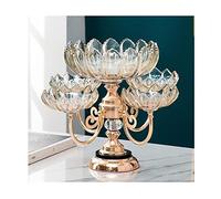URGDWEKJY Ensemble de bols à fruits en verre pour la préparation de la cuisine, assiette à bonbons pour comptoir de cuisine, salle à manger, décoration intérieure de salon, salade (cinq assiettes à
