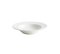 URGDWEKJY Plateau nordique en céramique blanche pour pâtes, assiette creuse, assiette à salade, grande assiette à poisson (26,2 cm)