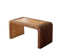 URGDWEKJY Table basse en rotin - Table basse zen - Pour balcon - Petite table basse pour la maison, le salon, la chambre à coucher