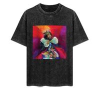 Urge J. Cole KOD Rap Album Cover Men's T-Shirt Unisex Black Cotton Print Tee Shirts S