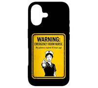 Urgence infirmière Avertissement, ma Patience a expiré il y a des Heures Coque pour iPhone 17