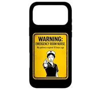 Urgence infirmière Avertissement, ma Patience a expiré il y a des Heures Coque pour iPhone 17 Pro Max