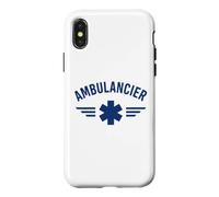 Urgence Médical Profession Santé Simple Ambulancier Coque pour iPhone X/XS