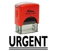 URGENT Stamp auto-encrage caoutchouc Bureau Brillant personnalisée Stamp Papeterie